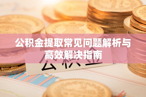 四川公积金提取常见问题解析与高效解决指南